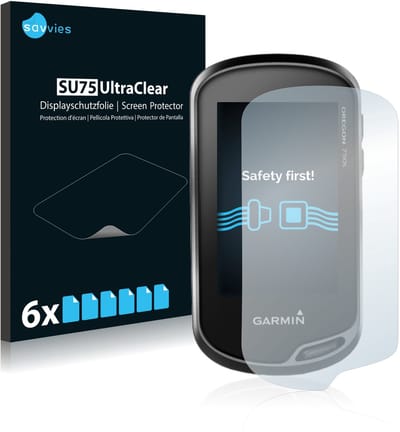 Savvies - Screenprotector voor Garmin Oregon 700 / 750t - Folie Beschermfolie transparant 6 Stuks