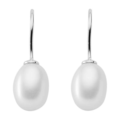 Oorbellen Bü. Zilver 925/rh zoetwaterparel