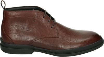Van Bommel - MAGMA 02.04 - Vrije tijd half-hoogHeren veterschoenHeren sneakers - Kleur: Cognac - Maat: 40.5