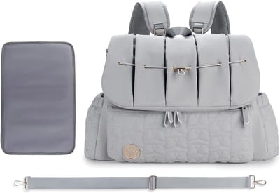 Luiertas - Baby tas verzorgingstas - Baby verzorging onderweg - Waterdicht multifunctioneel ontwerp - 42 x 12 x 30 cm