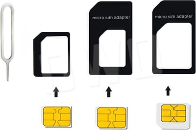 Finnacle - SIM kaart Adapter - Simkaart Adapter - Universeel - Simkaart - 3 stuks - Simadapter