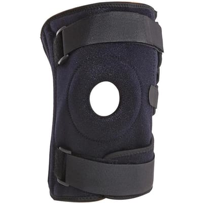 XL-8XL Grote Sport Kniebrace met Verstelbare Band Siliconen Veer Knieondersteuning Patella Bescherming Kniebeschermer voor Hardlopen Wandelen XL-2XL
