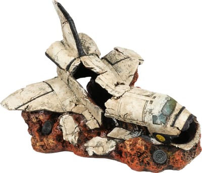 Aqua Della - Aquariumdecoratie - Vissen - Ruimteschip S - 16,7x13,4x13cm - 1st
