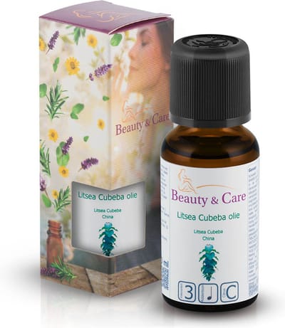 Litsea Cubeba etherische olie - Beauty & Care - 20 ml. new