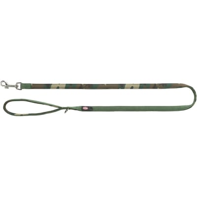 Trixie Hondenriem Mimetico Premium Met Neopreen Camouflage Bosgroen