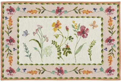 Placemat TWEE stuks - Blossom Garland - 32 x 48 cm