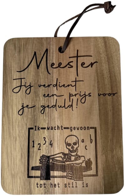 Meester cadeau - Geschenk meester cadeautjes - Leraar cadeau - Bedankt meester cadeau - Bedankt meester - Docent cadeau - Afscheidscadeau meester - Afscheid meester - Meester cadeau - Meester cadeau bedankt meester - Voor de meester - Teacher gift