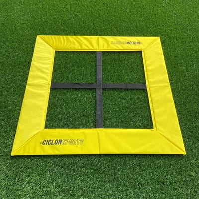 Agility loopladder - Penalty box met vier vakken - Fitness speedladder - Vierkante sportladder - Ciclón Sports