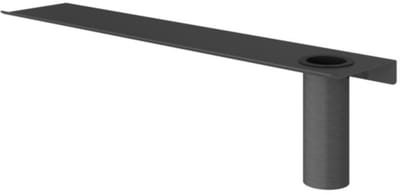 Hotbath &More SHA01 beker voor Planchet serie geborsteld zwart PVD