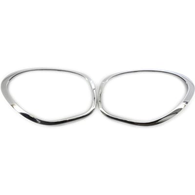 Koplamp Sierring 2 stuks Vervanging voor BMW MINI Cooper Countryman 2011 2016 OEM 51139801573; 51139801574 zilver