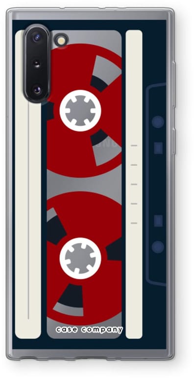 Case Company® - Hoesje geschikt voor Samsung Galaxy Note 10 hoesje - Here's your tape - Soft Cover Telefoonhoesje - Bescherming aan alle Kanten en Schermrand