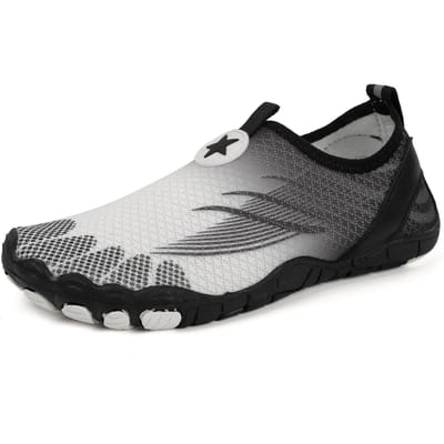 Nieuwe strandschoenen, beekschoenen, waterschoenen, antislip, snijbestendig, ademend, zacht zool, sneldrogende zwemschoenen 41 gray