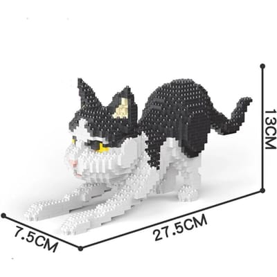 Hoge Kwaliteit Schattig Hoge Kwaliteit Zwart Hoge Kwaliteit Kat Hoge Kwaliteit Gebouw Hoge Kwaliteit Blok Speelsets Hoge Kwaliteit Vol Hoge Kwaliteit Van with-box