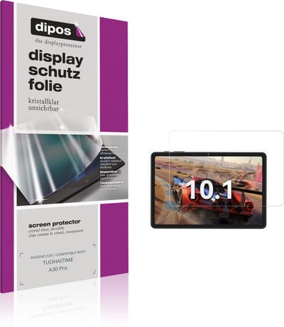 dipos – 2x Beschermfolie geschikt voor TUOHAITIME A30 Pro | Krasbestendige & heldere Screenprotector Ultra-Thin