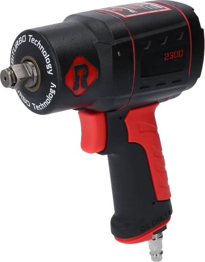 Thuys – Perslucht Slagmoersleutel 2300Nm – High – Performance Dubbele Hamer & 8 Lamellen Luchtmotor – Zwart