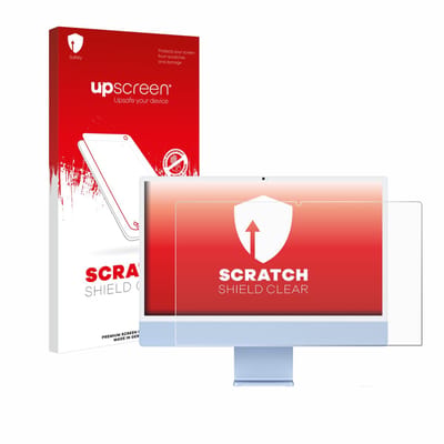 upscreen - Screenprotector voor Apple iMac 24" M4 2024 - Folie Beschermfolie transparant