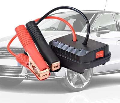 Accustarter - Batterij Booster - Voertuig Starten - Veilige Adapter Converter - 18-21V - Zwart