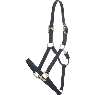 Kentucky Horsewear - Nylon halster Wellington zwart cob