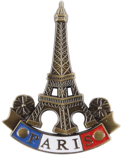 Dailygoods- Koelkastmagneet 3D Eiffeltoren - Souvenir Parijs - Decoratief Magnetisch Beeldhouwwerk - Hoogwaardig Metaal - Sterke Magnetische Achterkant - Afmetingen 6-9 cm