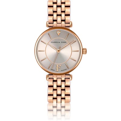 Zilveren horloge voor dames Isabella Ford Sophia