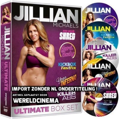 Jillian Michaels - The Ultimate Box Set - 5 DVD's