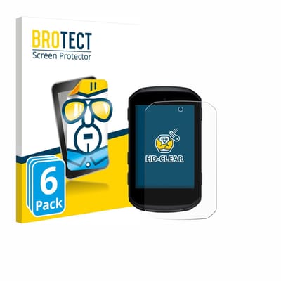 BROTECT - Screenprotector voor Garmin Edge 850 / 550 - Folie Beschermfolie transparant 6 Stuks