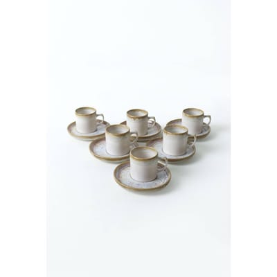 12-delige koffieset Derek keramiek | Hermia