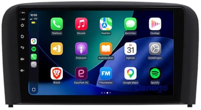 CarPlay autoradio geschikt voor Volvo S80 | 1998 t/m 2005 | Android 13 | Draadloos Apple CarPlay & Android Auto | 2GB + 32GB | Denago DNG-A469 | 9 inch | 1998 1999 2000 2001 2002 2003 2004 2005 | Bluetooth & Wifi
