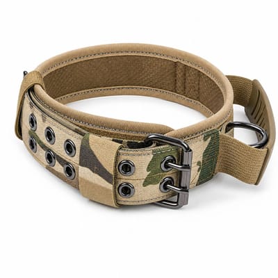 VHV - Hondenhalsband - Tactische halsband hond - Verstelbare trainingshalsband - Reflecterende halsband - Voor middelgrote en grote honden - M