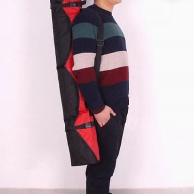 Opbergtas Vlieger - Drakentas - Buitenactiviteiten - Duurzame Constructie - 120 cm - Zwart