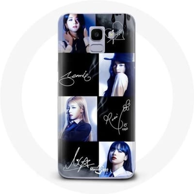 Coque - Maniacase - Samsung Galaxy A6 2018 - Noir - Souple - Photo Blackpink noir