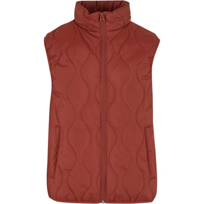 Urban Classics - Super Light Bubble Mouwloos jacket - S - Oranje