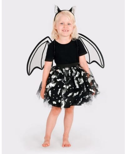 Den Goda Fen Verkleedkledij Vleermuis Rok - 122-128cm - 6-8 jaar