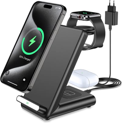 Draadloze iPhone Oplader – Wireless Charger – Draadloze Lader - snellaad pad