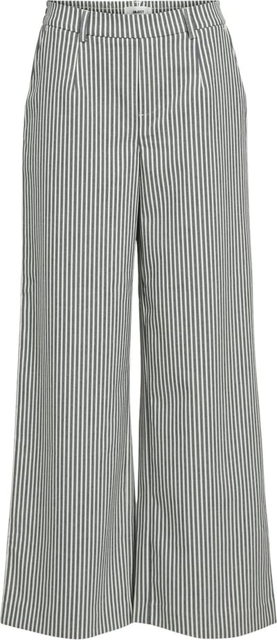 Object Objlisa Wide Pant Broeken Dames - Grijs - Maat 36