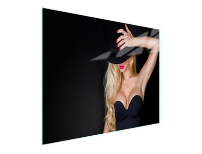 TMK ArtDeko - Snijplank van Veilig Glas - 52x30 cm - Antislip - Hittebestendig