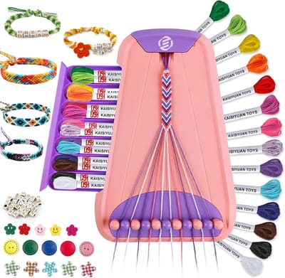 Equivera Armbandjes Maken Set Meisjes - Knutselset Meisjes - Knutselset voor Meisjes - Knutselset Meiden - Sieraden Maken Meisjes - Armbandjes Maken Meisjes - Cadeautip voor uw kind!