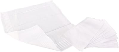 Katoenen zakdoeken - Herbruikbare doekjes - Dagelijks gebruik - Set van 12 stuks - 38 x 38 cm - Wit