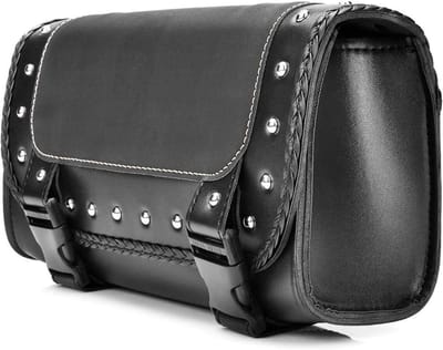 Motorfiets Zadeltas - Bagage Tas - Motor Rijden - Krasbestendig Duurzaam - 32x11x17cm - Zwart