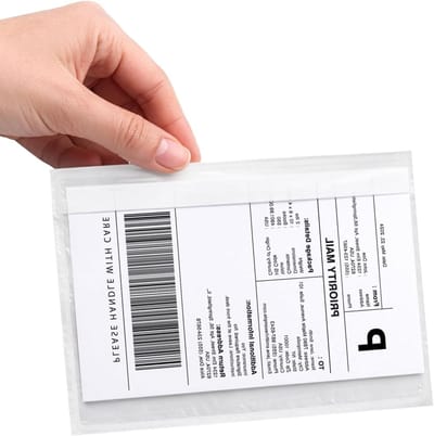 documentenmap C6 - zelfklevend - transparant - perfect voor verzenddocumenten - ShopVlot