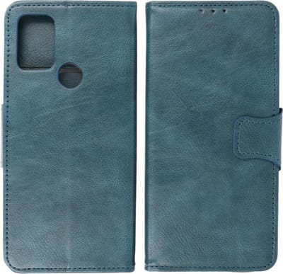 BestCases -  Motorola Moto G30 Hoesje - Moto G30 Bookcase Telefoonhoesje - Moto G30 Kaarthouder Portemonnee Hoesje - Motorola Moto G10 Hoesje - Moto G10 Bookcase Telefoonhoesje - Moto G10 Kaarthouder Portemonnee Hoesje - Kunstleer - Blauw