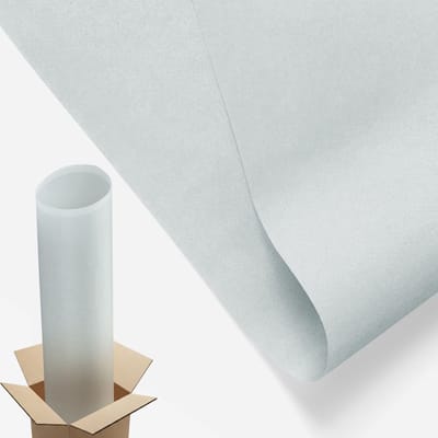 Tulup Zonwerende Raamfolie - Melkglas Folie - 50x122 cm - Zelfklevende Raamfolie - Anti Inkijk Raamfolie - Matte Raamfolie - Badkamer Raamfolie - Plakfolie Voor Raam