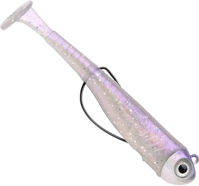 Vis Aas - UV Aas - Roofvis Vangen - Hoge UV Activiteit - 11cm - Opaal Parel