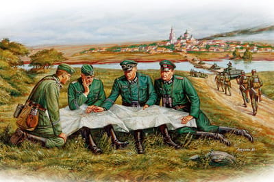 HobbyBoss Modelbouwpakket Auto - 84414 Last Consultation - Figures Set Plastic - 1:35 - Modelbouw