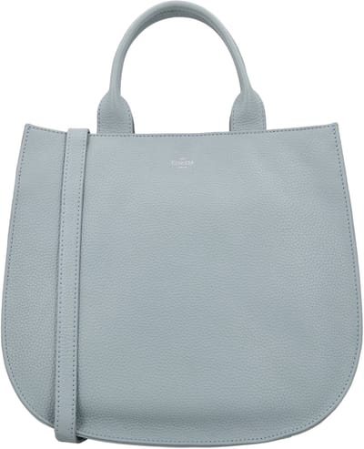 Charm London Washington Shopper - Handtas - Schoudertas - Crossbody - Leer - Leren Dames Tas - Lichtblauw