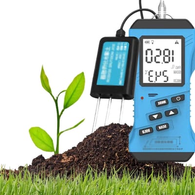 Digitale Bodemtester - Bodemmeter Vruchtbaarheid - Planten Analyse - 7-in-1 Metingen - N.v.t. - Zwart