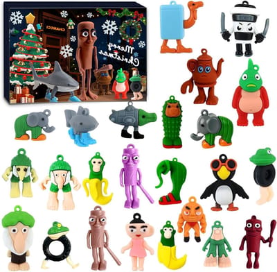 Adventskalender met 24 Italiaanse Actiefiguren, Leuke Kerstcadeaus voor Kinderen en Vrienden, Decoratie en Verzamelobjecten