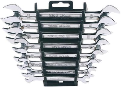 Draper Expert 64609 Open End Spannerset-8Pc.Metric, Blauw