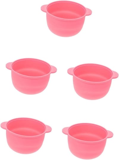 Wax Pot Set - Ontharingskom - Wassen Smelten - Anti-aanbak Siliconen - 5 Stuks - Blauw
