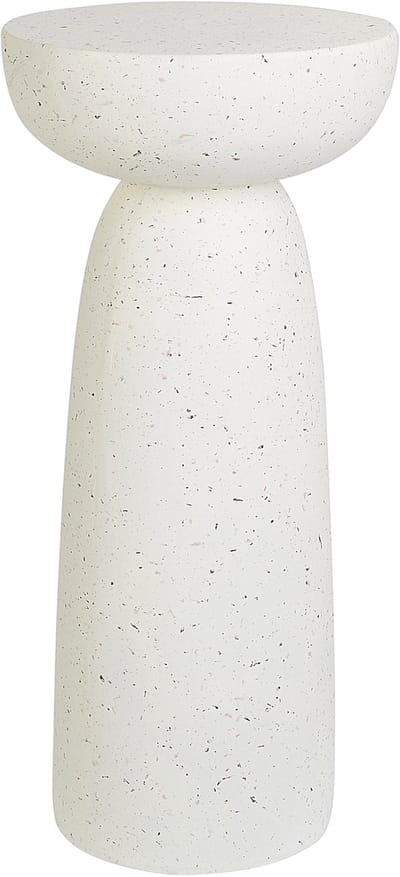 CADINI - Bijzettafel - Gebroken wit - Lichtbeton